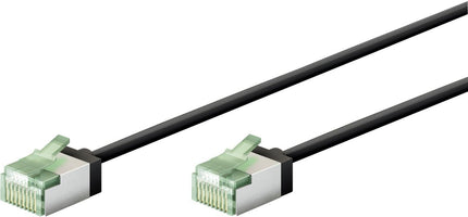 Ultraflexibele 3 M CAT 8.1-patchkabel, slank, U/FTP,  zwart