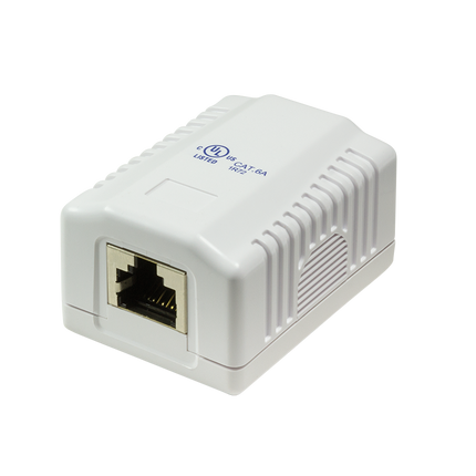 CAT6a opbouwdoos 1x RJ45 STP