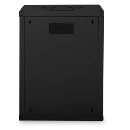 16U wall mounting cabinet, Unique 600x450x820 mm, color black (RAL 9005)