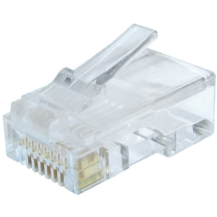 CAT6 plug RJ45 - UTP 100 pcs for solid cable