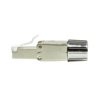 CAT8.1 Toolless Connector RJ45 - STP voor soepele en stugge kabel