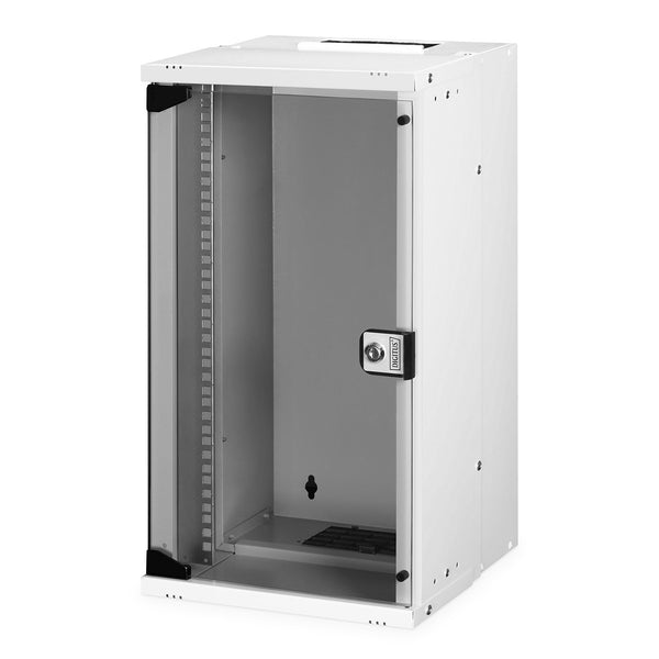 10" 12U wandkast, SOHO PRO, ongemonteerd 315 x 300 x 595 mm, lichtgrijs