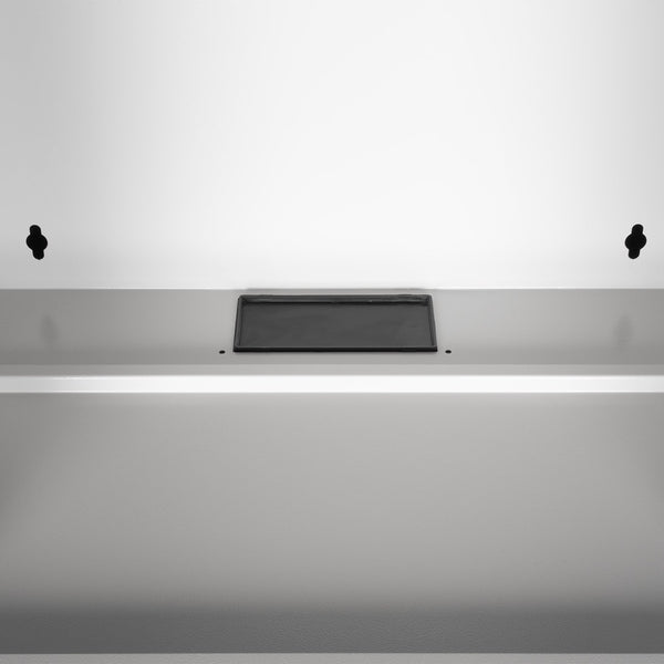 9U wandkast, SOHO PRO, ongemonteerd 540x400x460mm, lichtgrijs