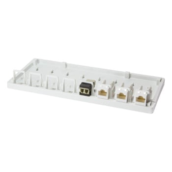 Keystone Surface Mount Box 8 port UTP White