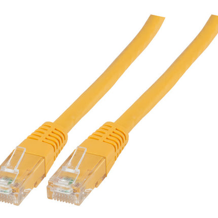 Cat6 30m geel UTP kabel