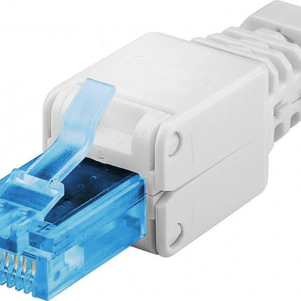 CAT6a Toolless Plug With Strain Relief Boot RJ45 - UTP