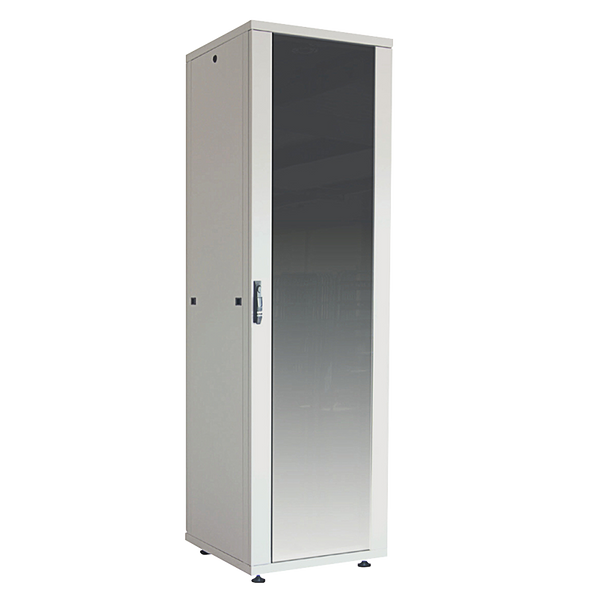 16U patchkast 600x600x878mm lichtgrijs