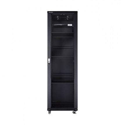 37U serverkast met glazen deur 600x1000x1833m (BxDxH)