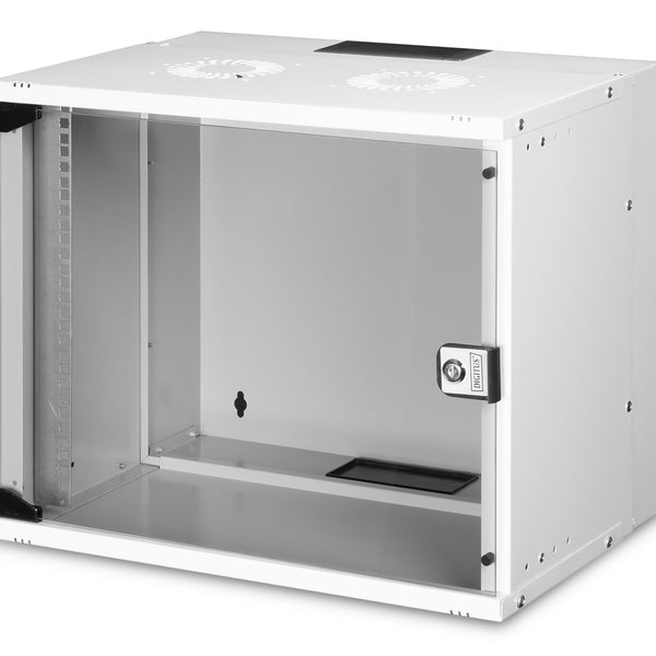 9U wandkast, SOHO PRO, ongemonteerd 540x400x460mm, lichtgrijs