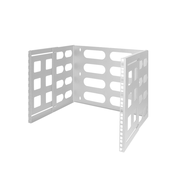 8U wand server rack 494x400x360mm (BxDxH) lichtgrijs