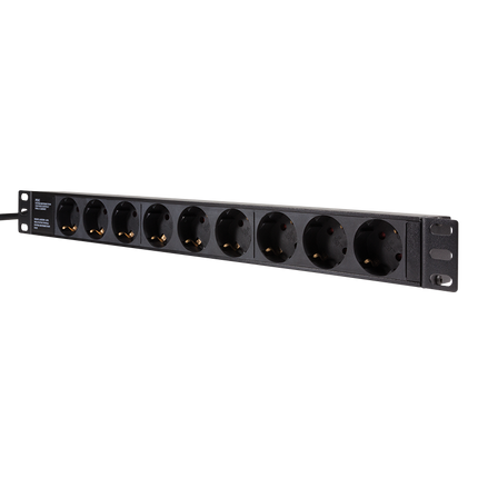 BASIC PDU with 9 EU sockets for 19 inch server cabinets