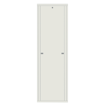 16U patch cabinet 600x600x878mm light gray