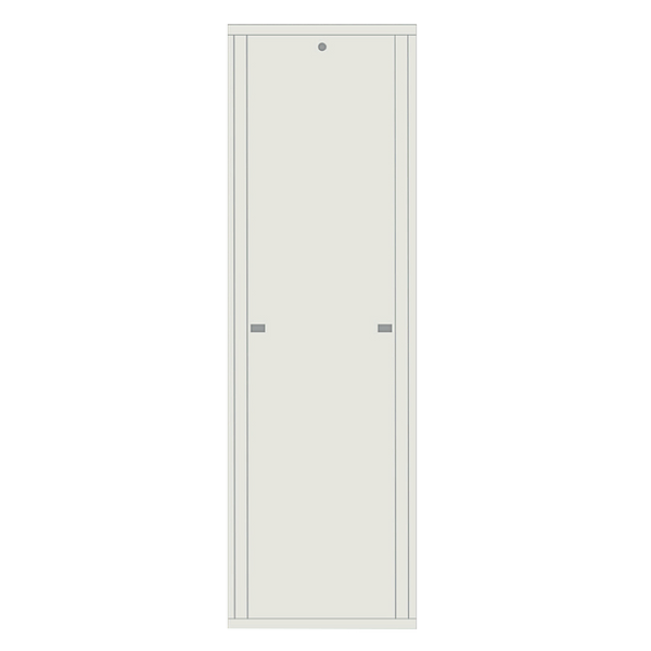 16U patchkast 600x600x878mm lichtgrijs