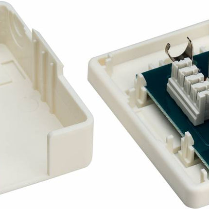 Cat6 STP 1-port RJ45 Surface Mount Installation Box