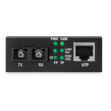 Fast Ethernet Media Converter, RJ45/SC