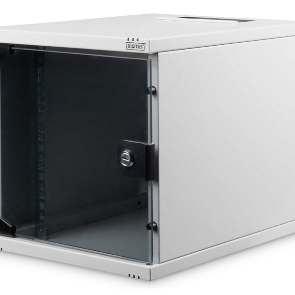 10 inch 6U wandkast 330x312x400  mm (BxHxD) , lichtgrijs