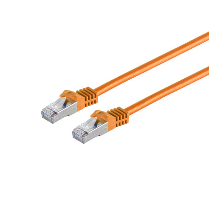 Cat7 15M Oranje SSTP/PiMF halogeenvrij patchkabel