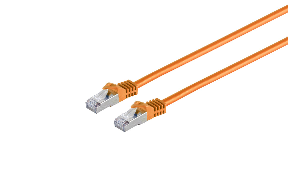 Cat7 1M Oranje SSTP/PiMF halogeenvrij patchkabel