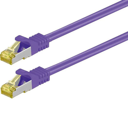 Cat7 10M Paars SSTP/PiMF halogeenvrij patchkabel