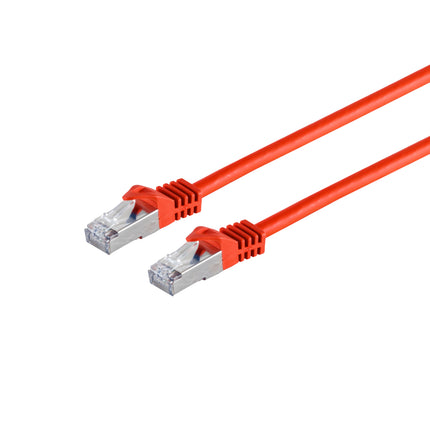 Cat7 15M Rood SSTP/PiMF halogeenvrij patchkabel